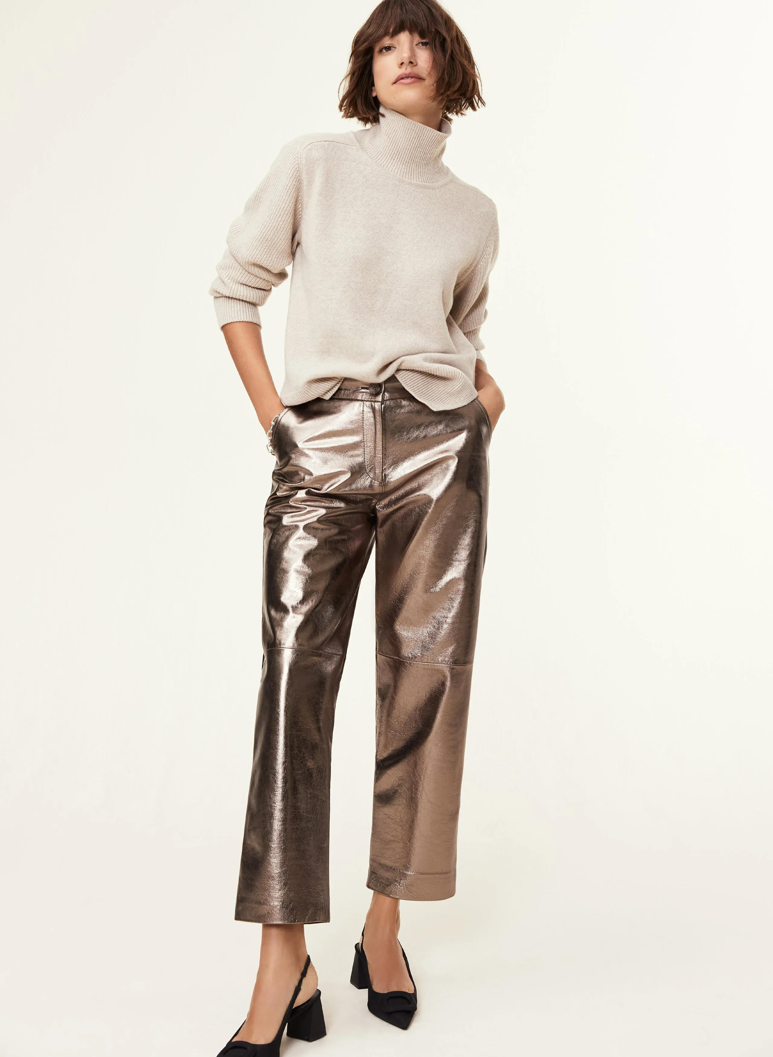 Calina Leather Trousers